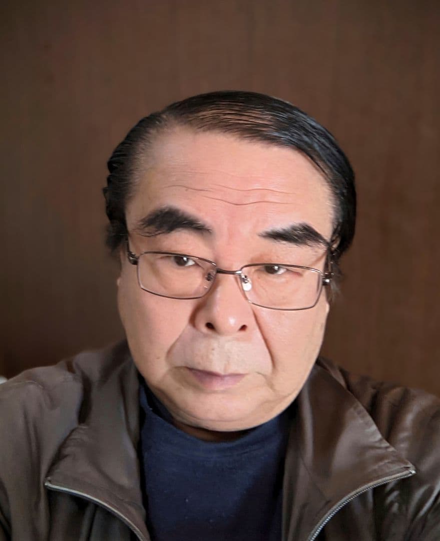 針金( 真鍮 )による空間構成　　　　　「 自画像 」A −1　彫刻家　岩村一博