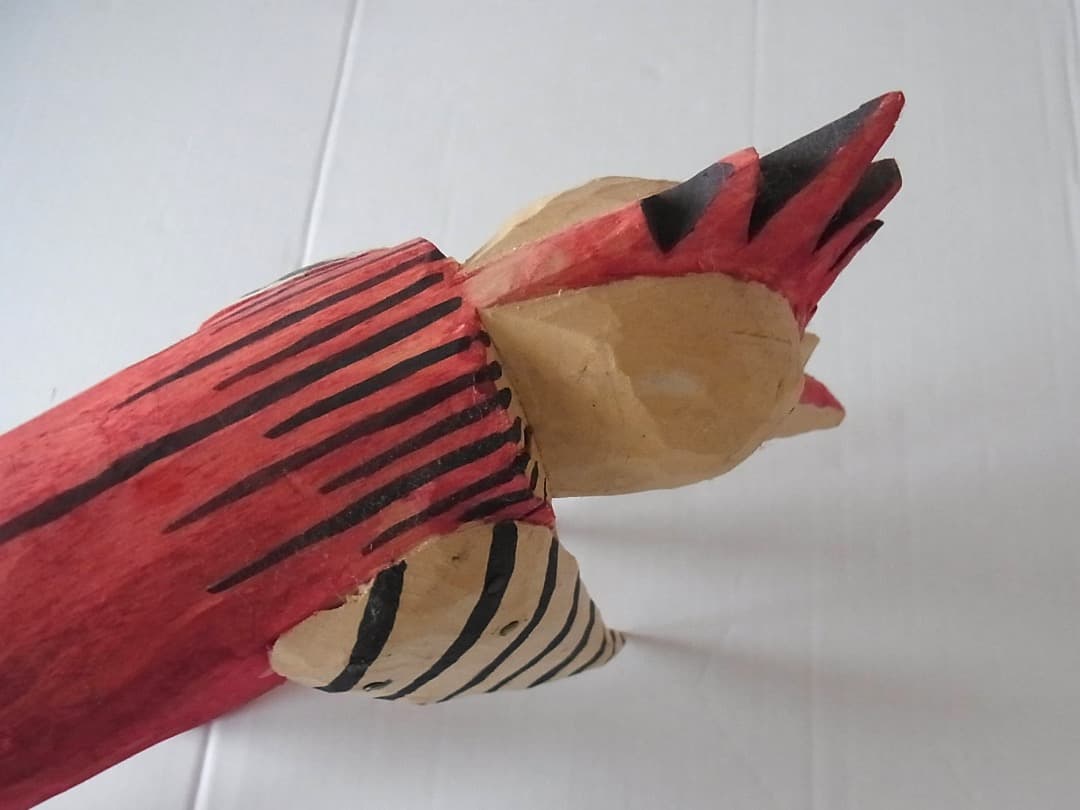 スイムスーツデパートメント／ウッドカービング・チキンヘッドゼブラ