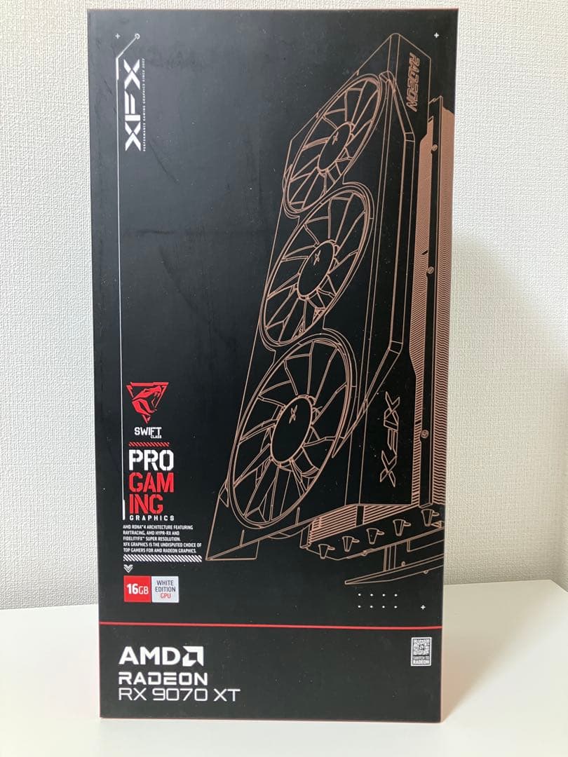 【新品•正規品•納品書有】XFX RX9070XT SWIFT 16GB (白)
