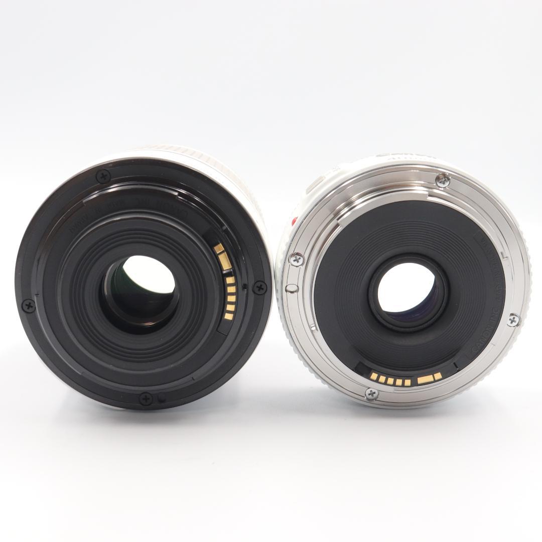 【美品】【希少ホワイト】Canon EOS Kiss X7 ホワイト レンズ2本