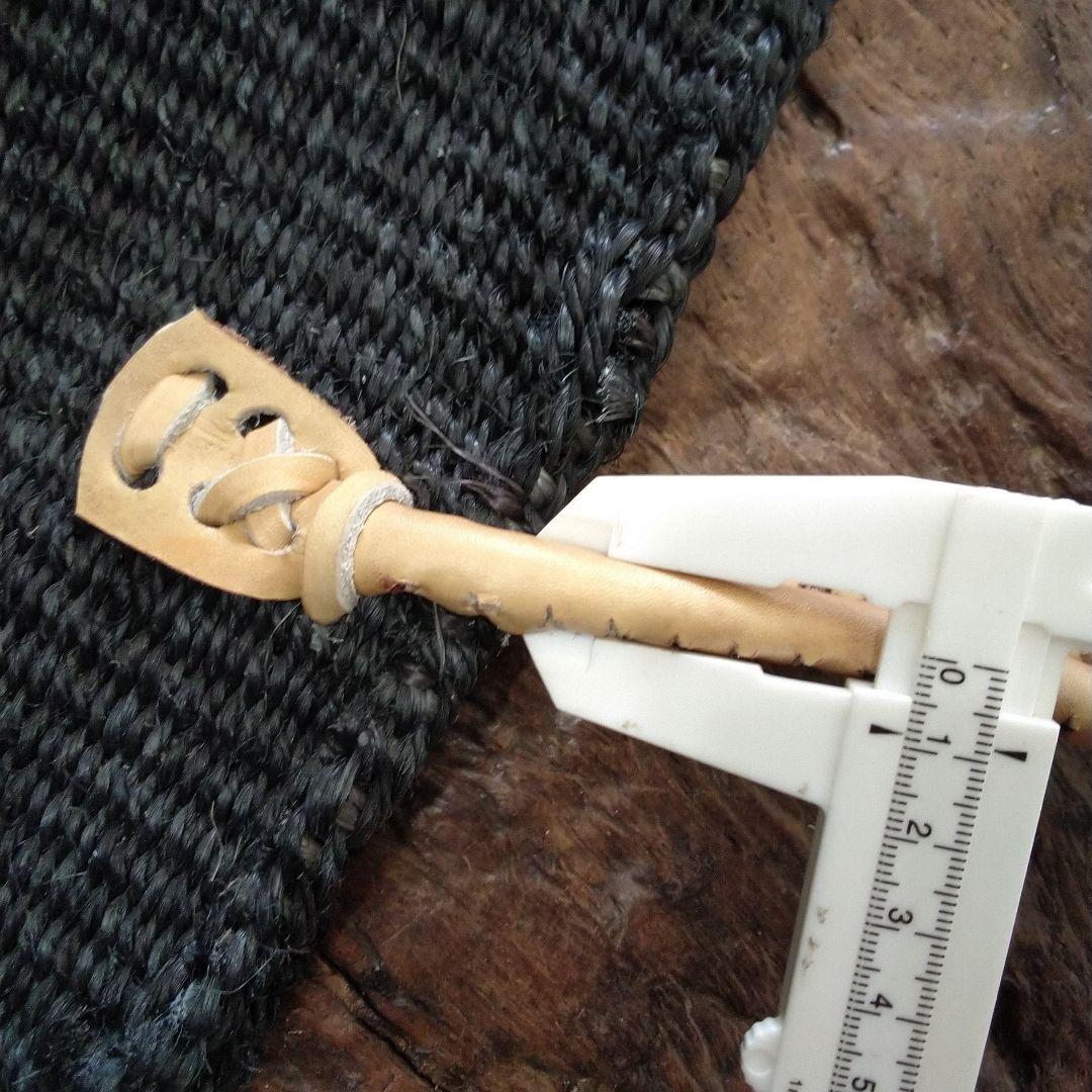 アフリカ　ケニア　新品タグ付き　サイザル麻バック　Brack　L