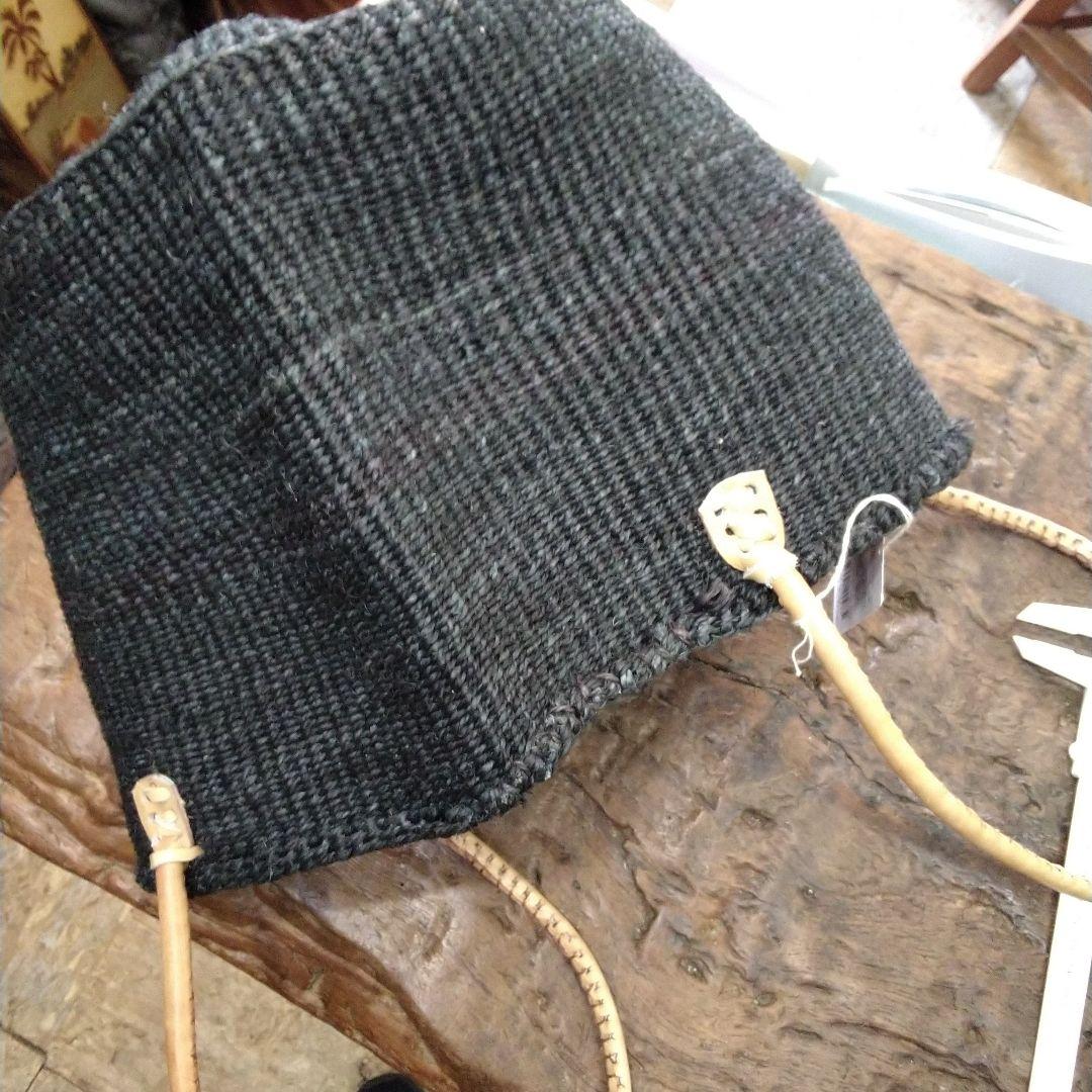 アフリカ　ケニア　新品タグ付き　サイザル麻バック　Brack　L