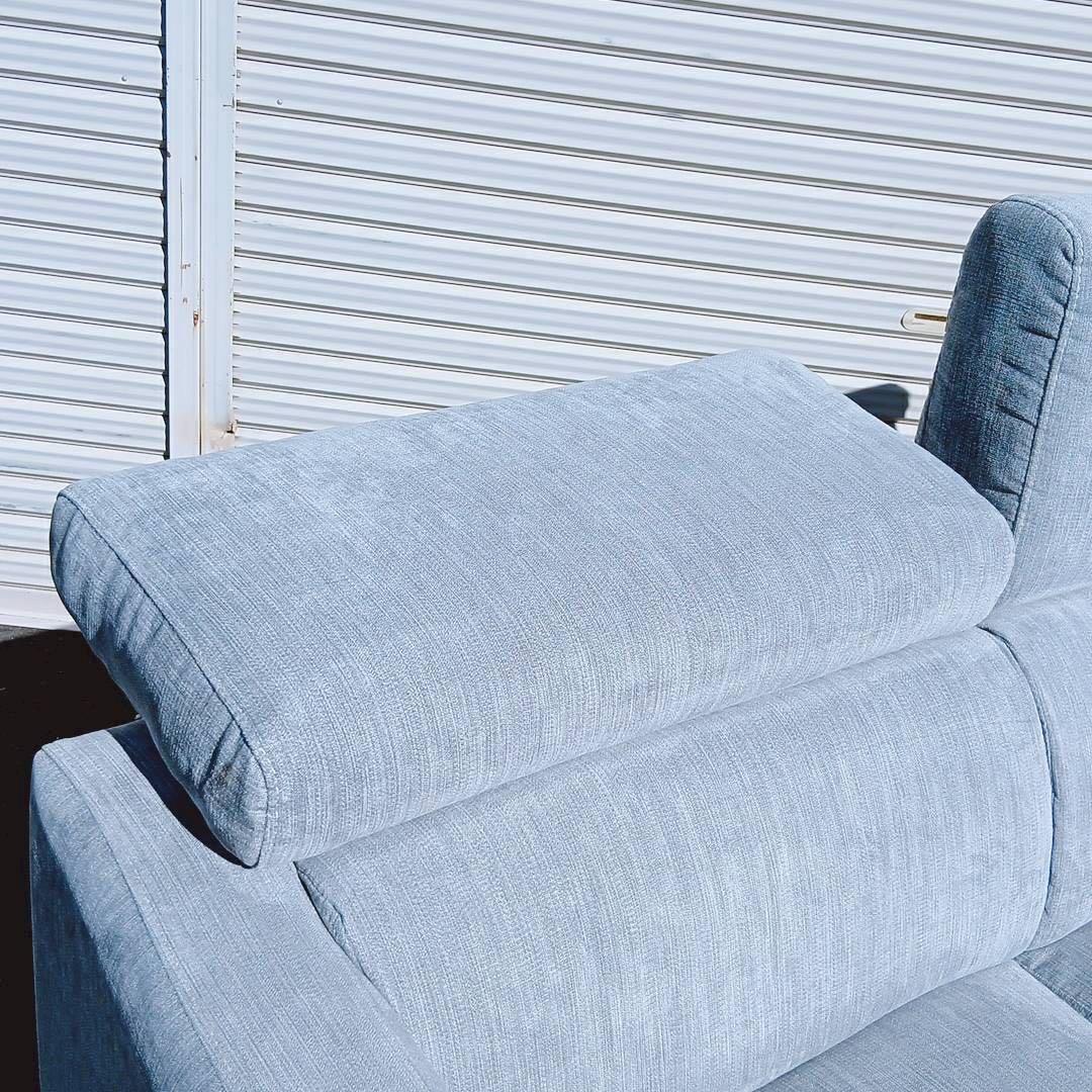 【神奈川県厚木市引取希望】ニトリ2人掛けソファ 布張りタイプ サザーラ GY