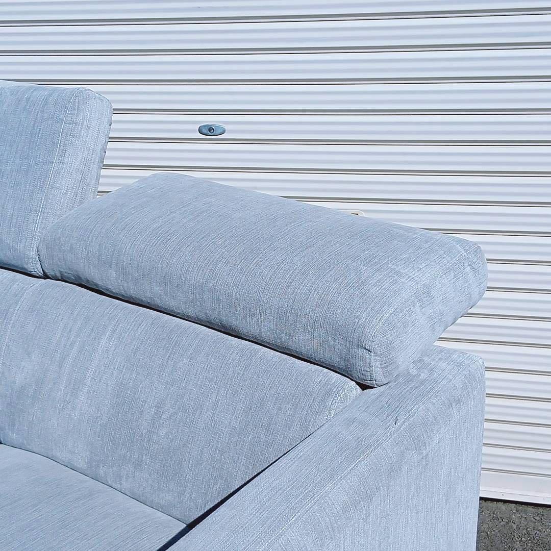 【神奈川県厚木市引取希望】ニトリ2人掛けソファ 布張りタイプ サザーラ GY