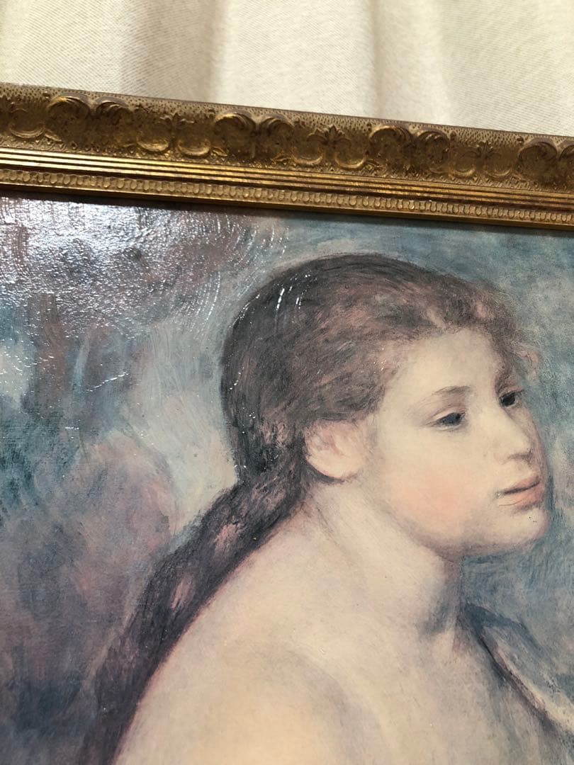 ルノワール　花を持つ少女