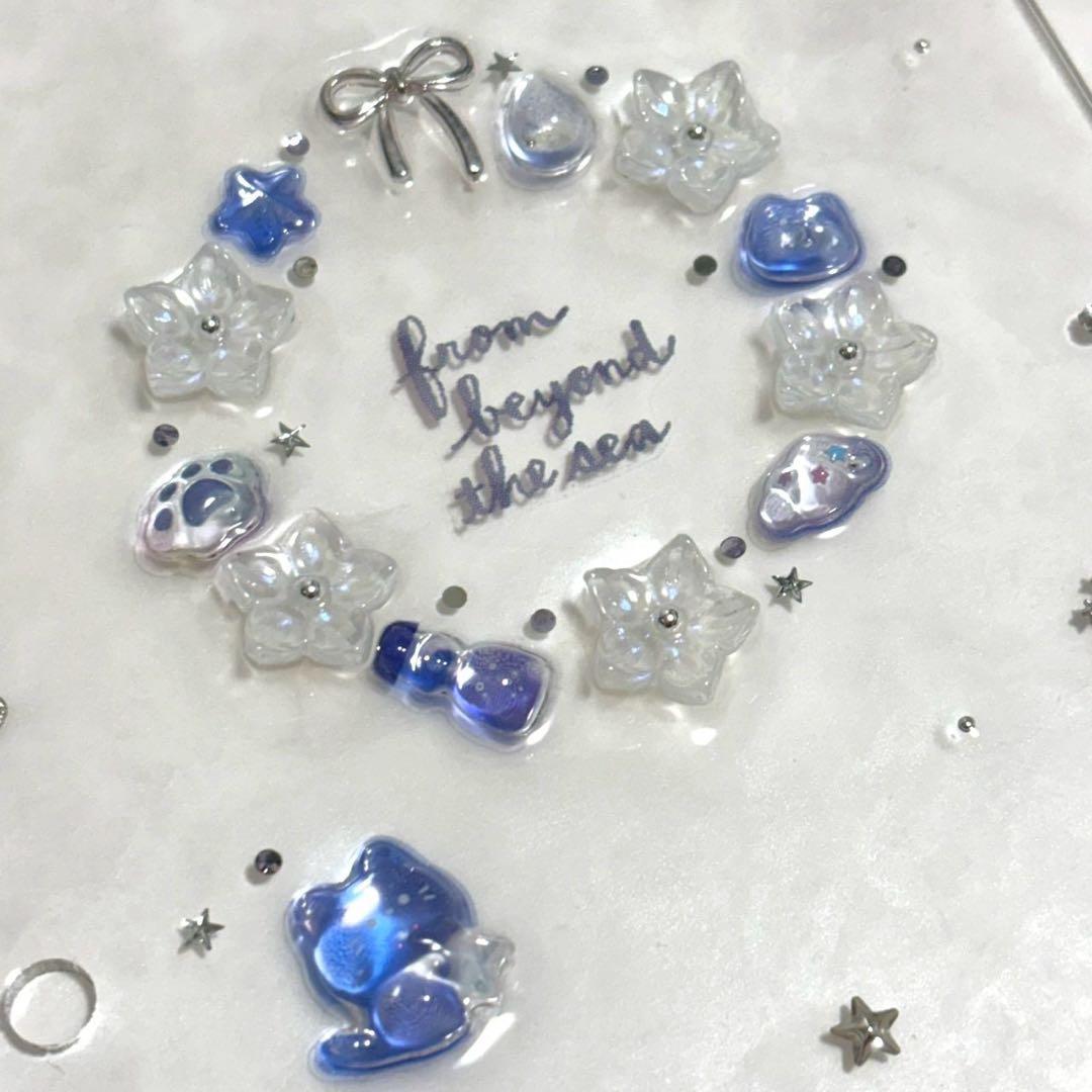 ✨くらげ ✨A6 アクリルレジンバインダー　リング付き×2セット