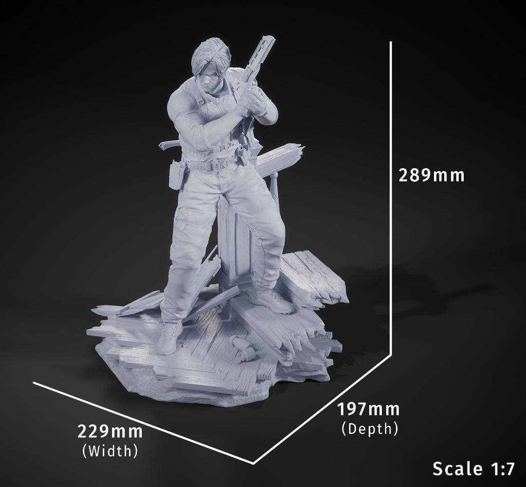 1/7　未塗装 未組立　フィギュア　ガレージキット　レオン