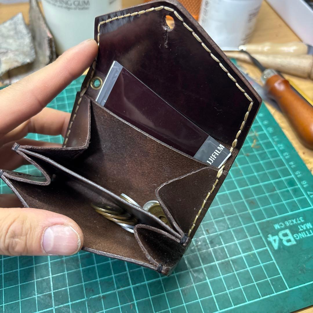 ダークブラウン レザー ケース