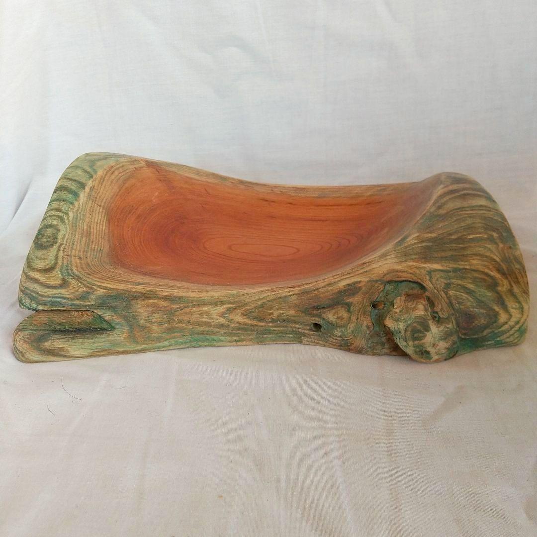 no181 ケヤキの美しさと自然美の菓子器