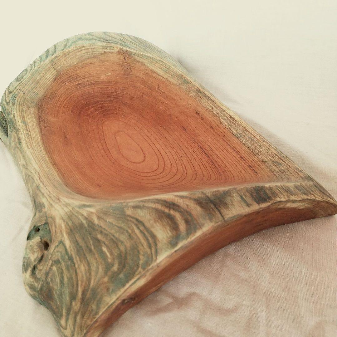 no181 ケヤキの美しさと自然美の菓子器