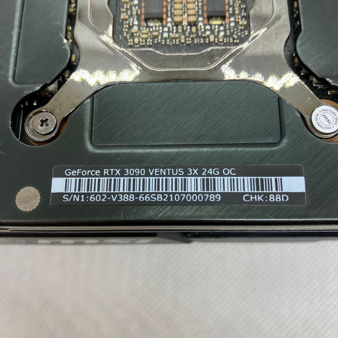 グラフィックボード・グラボ・ビデオカード MSI RTX 3090 VENTUS 3X 24G OC 147