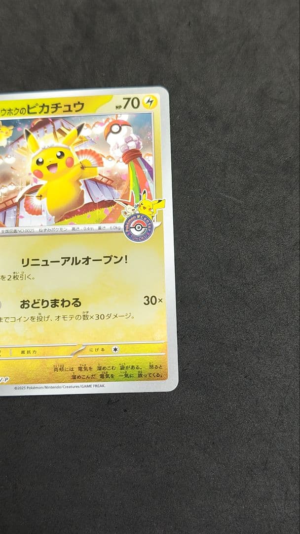 トウホクのピカチュウ　プロモ　③