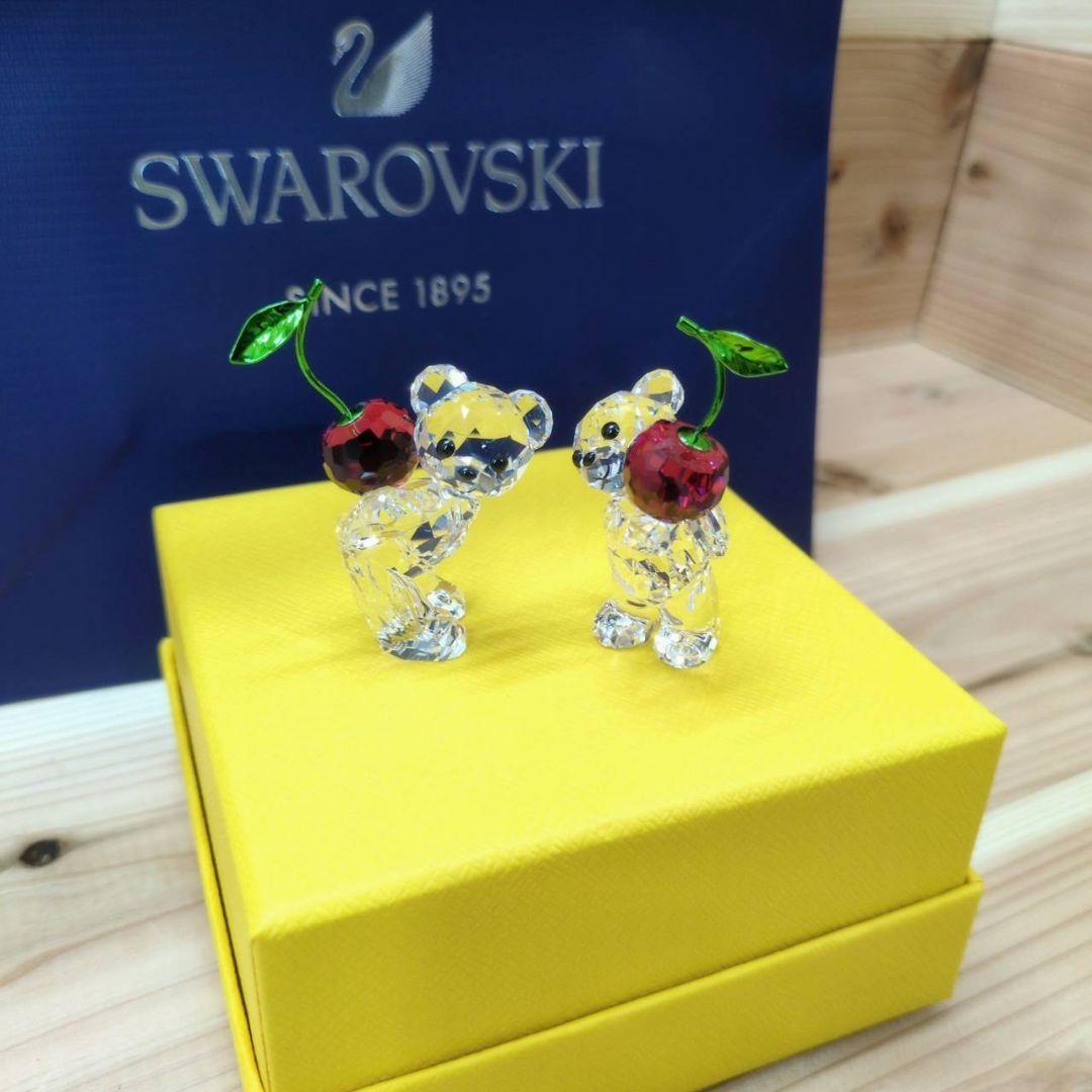 最終価格　スワロフスキー Krisベア チェリー カップル 5675393