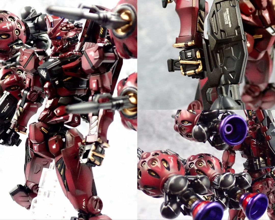HG ジークアクス 赤いガンダム(フルビット) 全塗装 ガンプラ塗装済 完成品