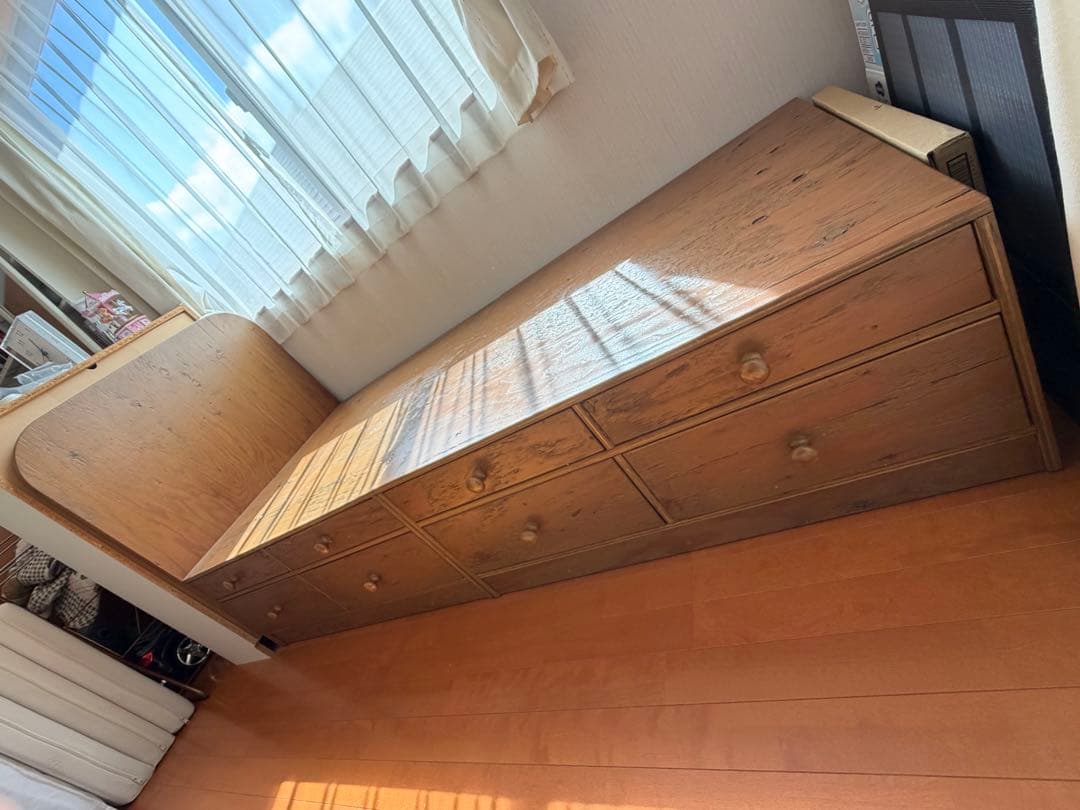 収納付き　ベッド