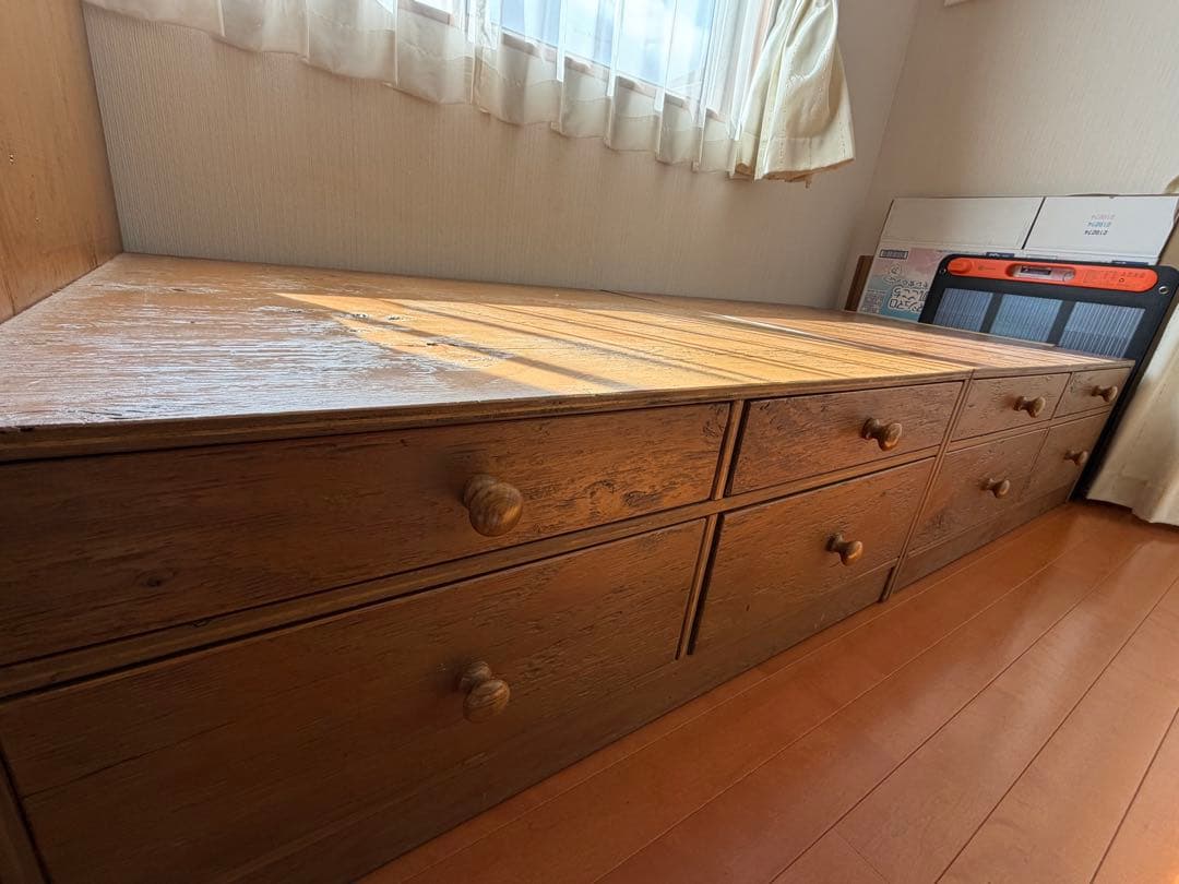 収納付き　ベッド