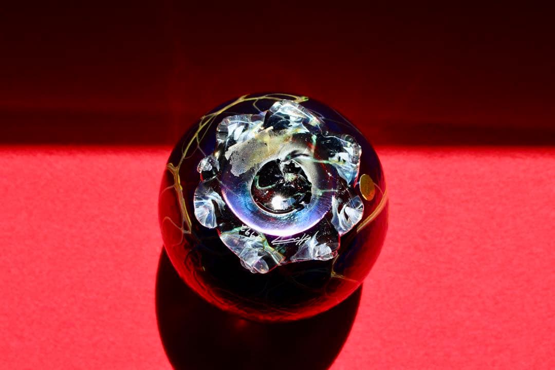 ガラスコレクション【COLIN HEANEY オーストラリア　花瓶　海モチーフ】