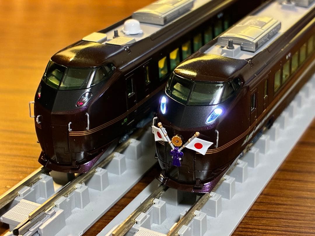 KATO E655系和 8両セット 室内灯付き