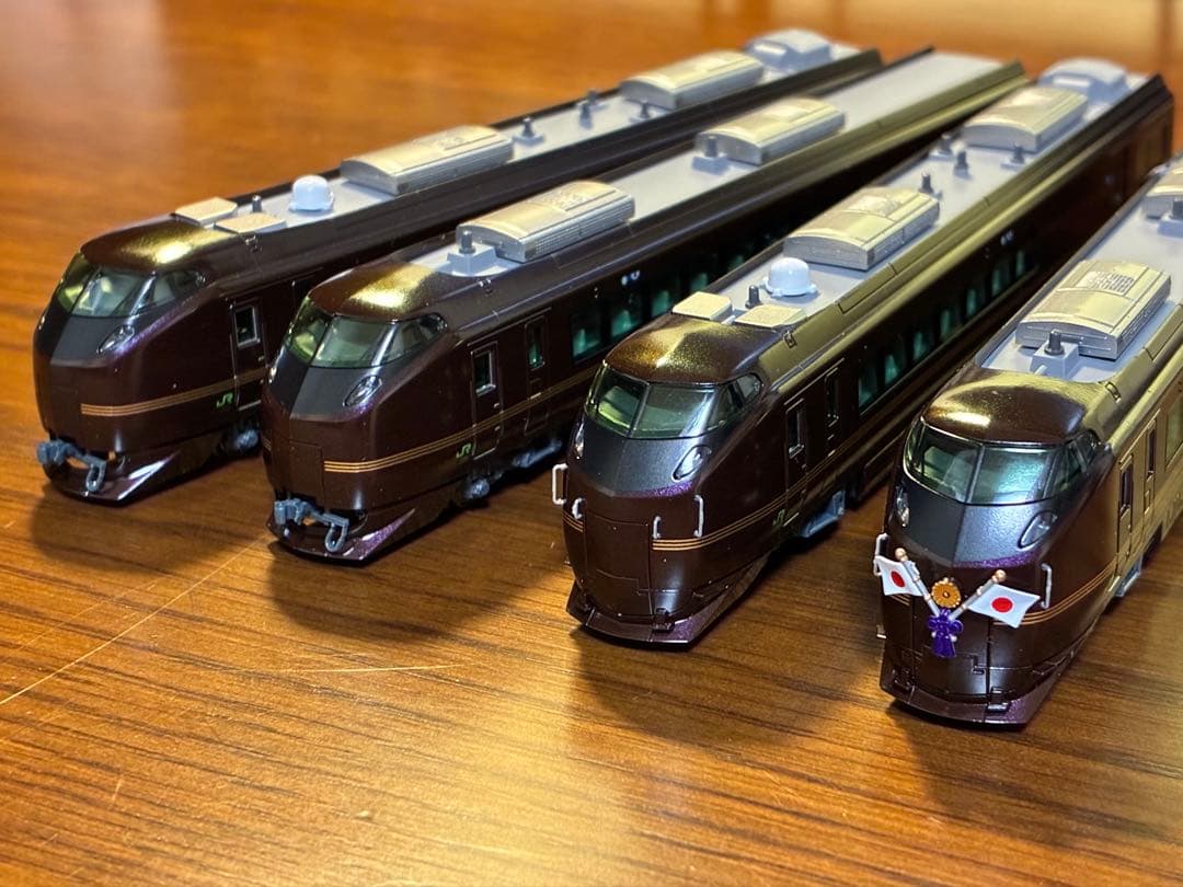 KATO E655系和 8両セット 室内灯付き