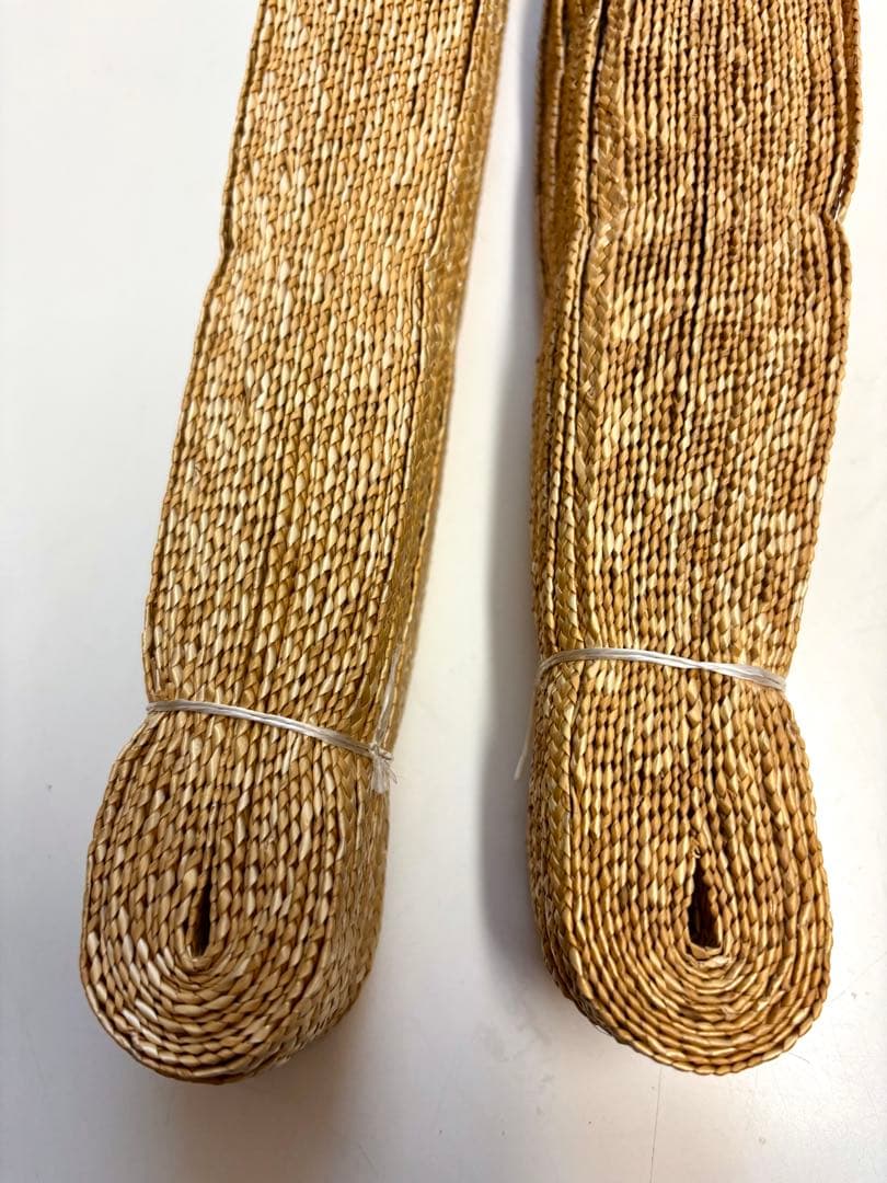 モットル巾5mm 長さ50m 手作り帽子　麦わら帽子用ブレード　2本セット