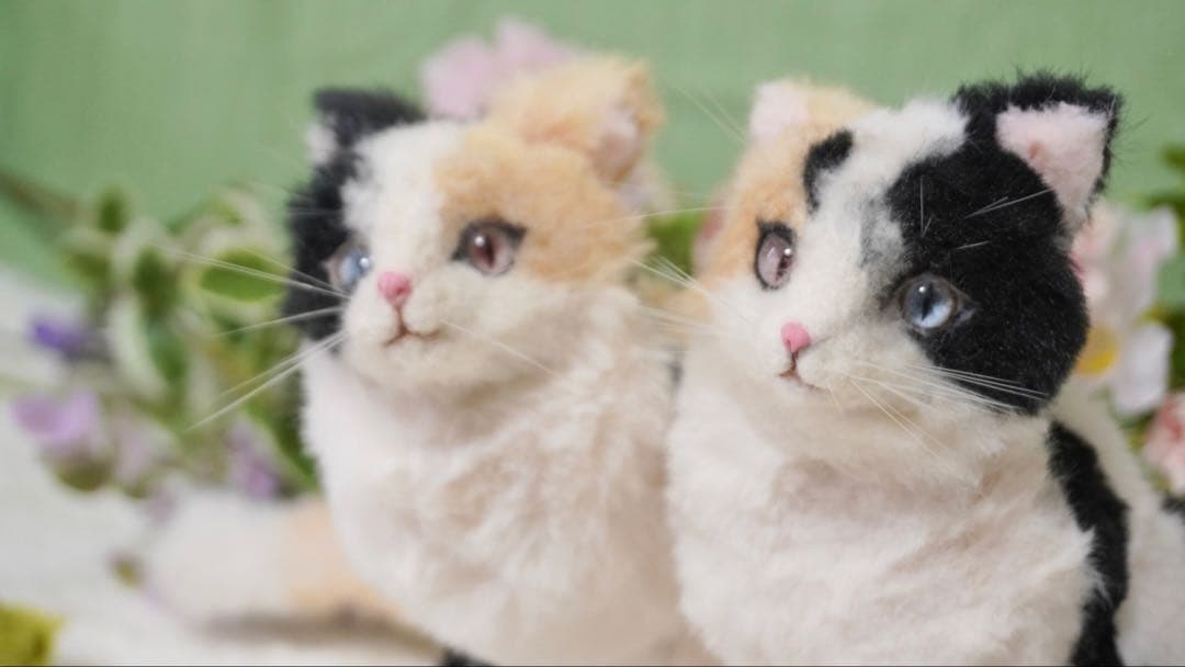 猫又　三毛猫　アートドール　オリジナル