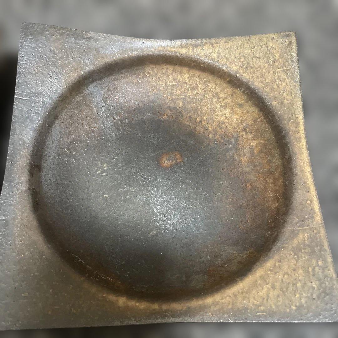 水野幸一　銅彩釉 角皿（大）　2枚セット