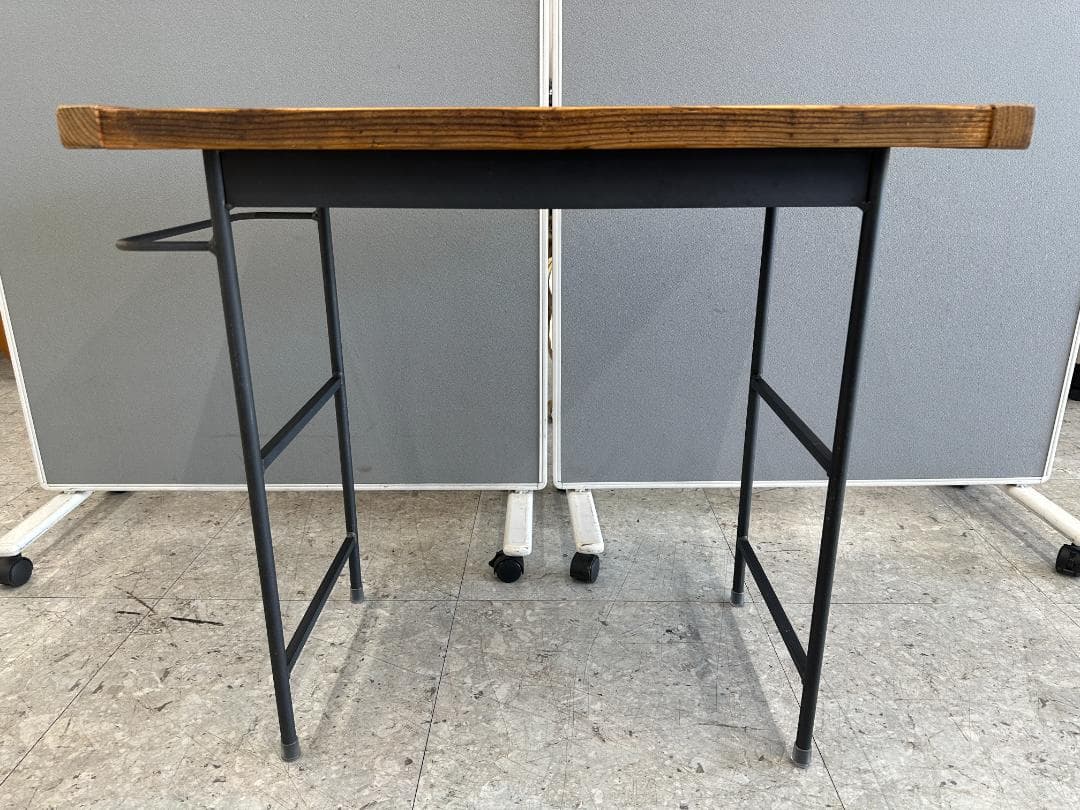 デスク　古材　天然木　アイアン　ブラウン