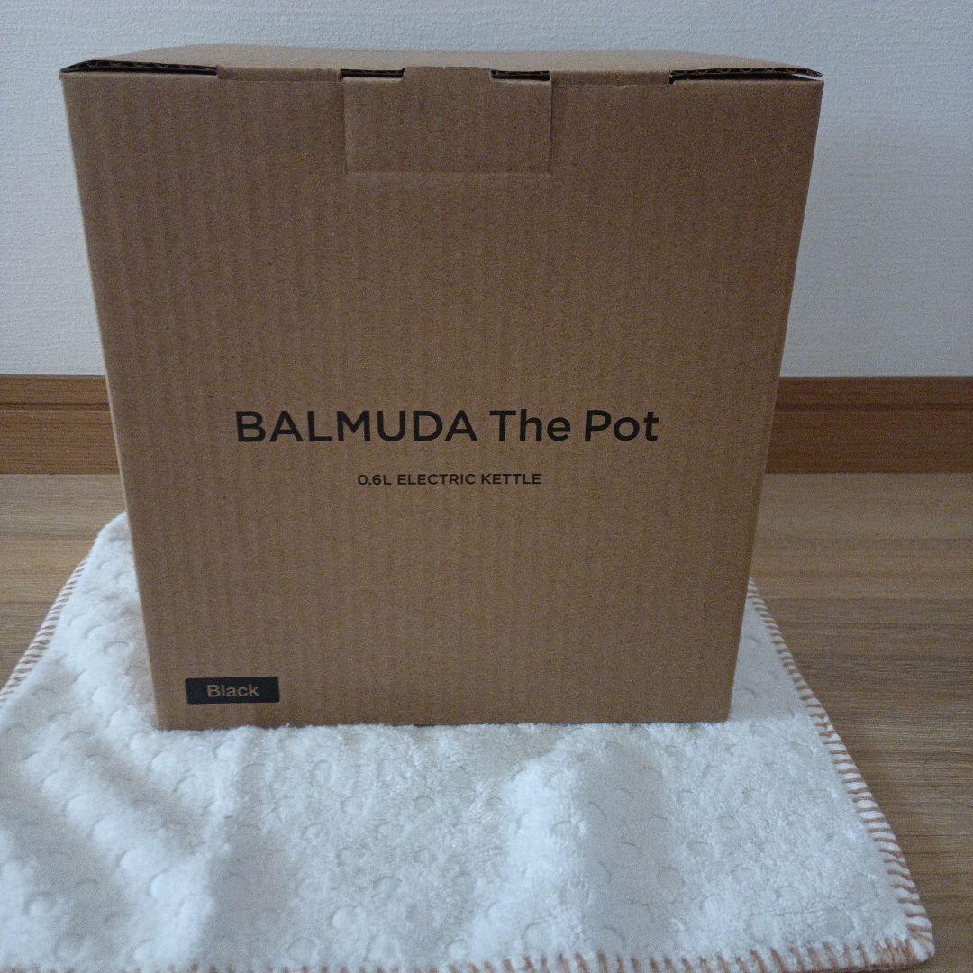 BALMUDA The Pot　バルミューダ 電気ケトル KPT01JP-BK