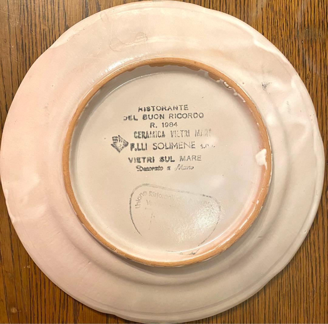 ブオンリコルド　イタリア製絵皿　1984 ペルージャ