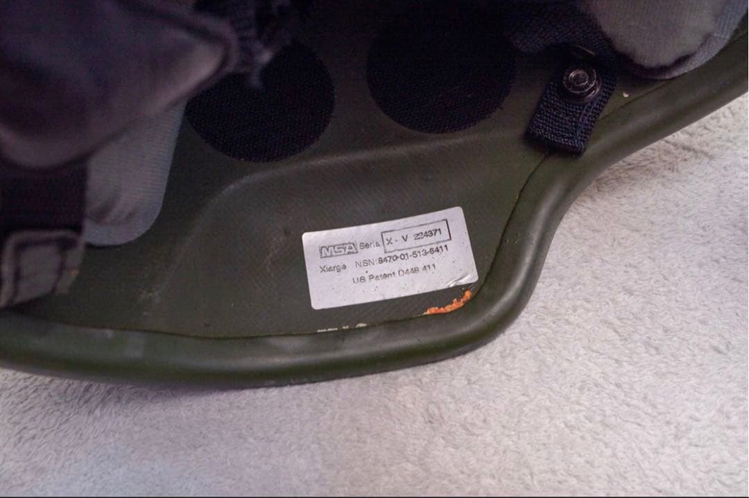 【実物】MSA MICH2000 TC2000 ヘルメット レンジャー仕様