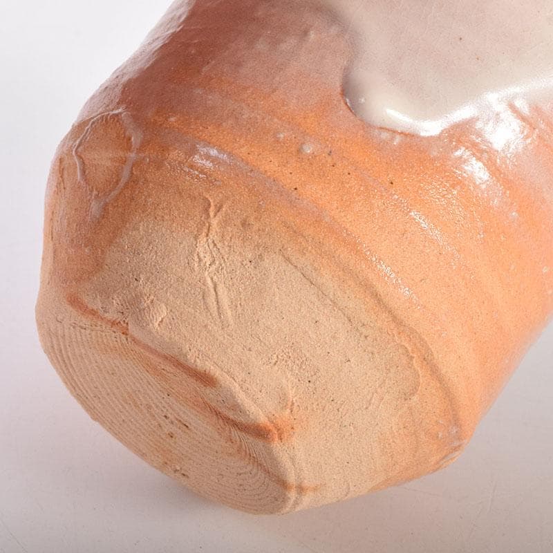 茶道具　萩焼　江月窯　肩衝茶入　在銘　共箱　V　6896