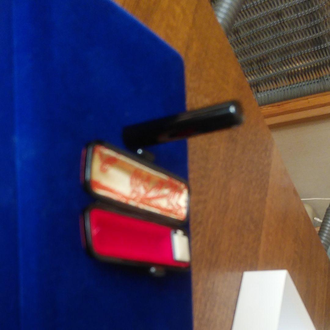 手作り芯持ち黒水牛オーダー印鑑　銀行印