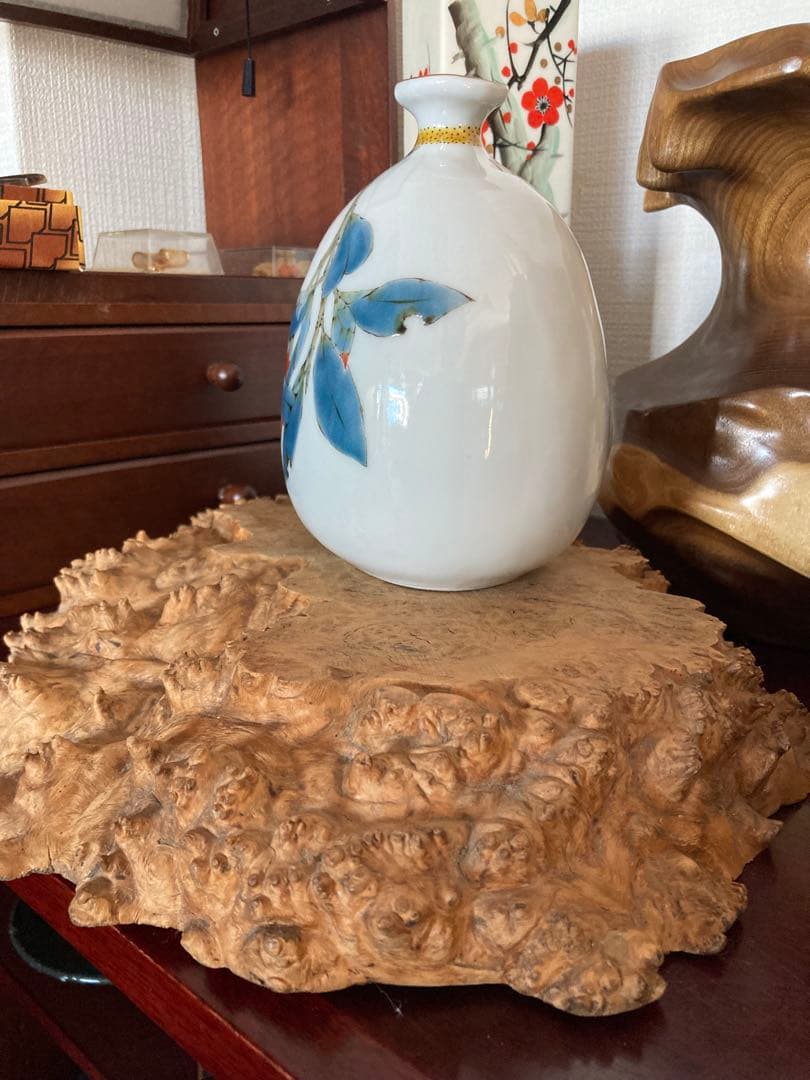 天然木 一枚板 瘤 瘤杢 花台 盆栽台 飾り台 自然木台座