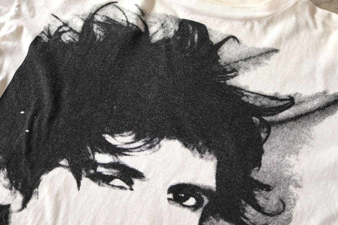 ヴィンテージ ローリングストーンズ キースリチャーズ フェイス顔 Tシャツ白