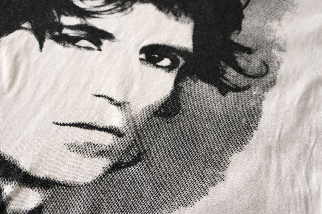 ヴィンテージ ローリングストーンズ キースリチャーズ フェイス顔 Tシャツ白