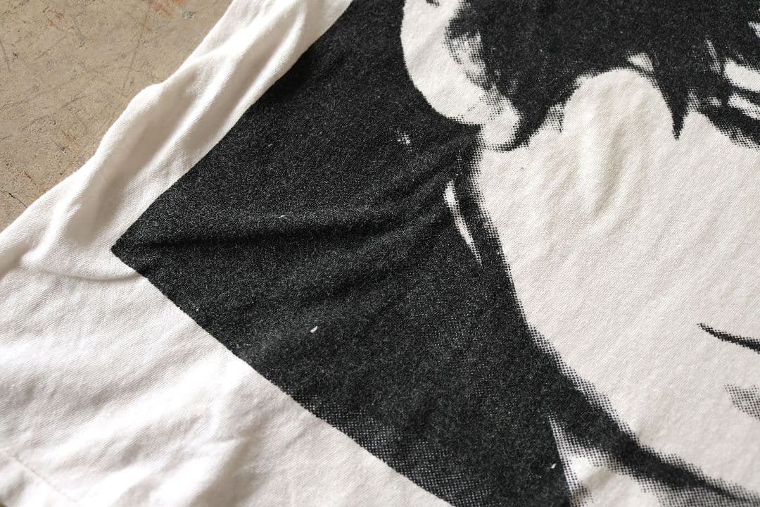 ヴィンテージ ローリングストーンズ キースリチャーズ フェイス顔 Tシャツ白