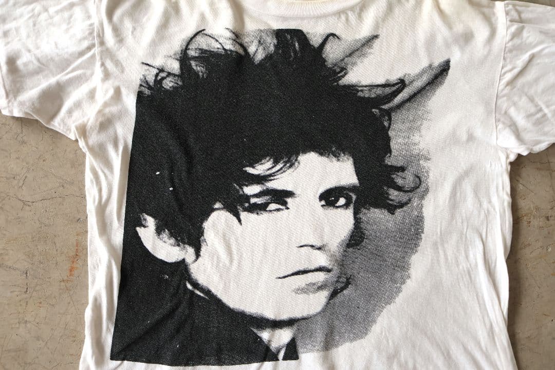 ヴィンテージ ローリングストーンズ キースリチャーズ フェイス顔 Tシャツ白