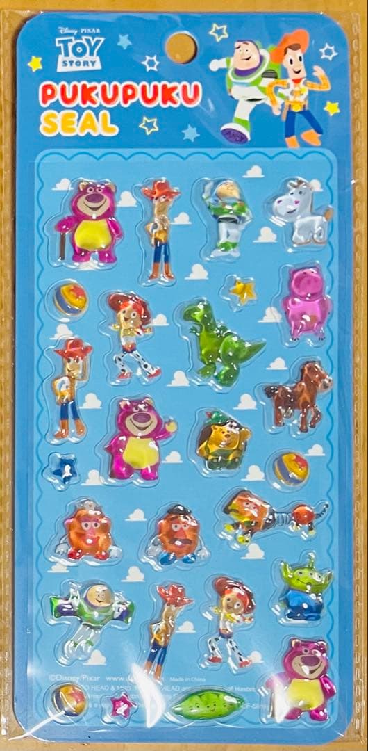 ディズニー　ぷくぷくシール　8種×3セット　まとめ売り