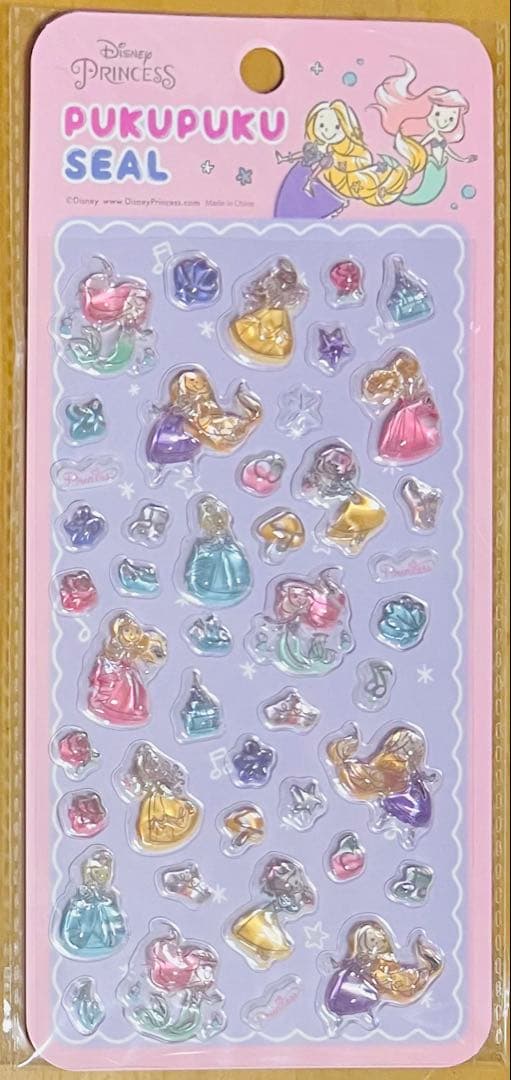 ディズニー　ぷくぷくシール　8種×3セット　まとめ売り