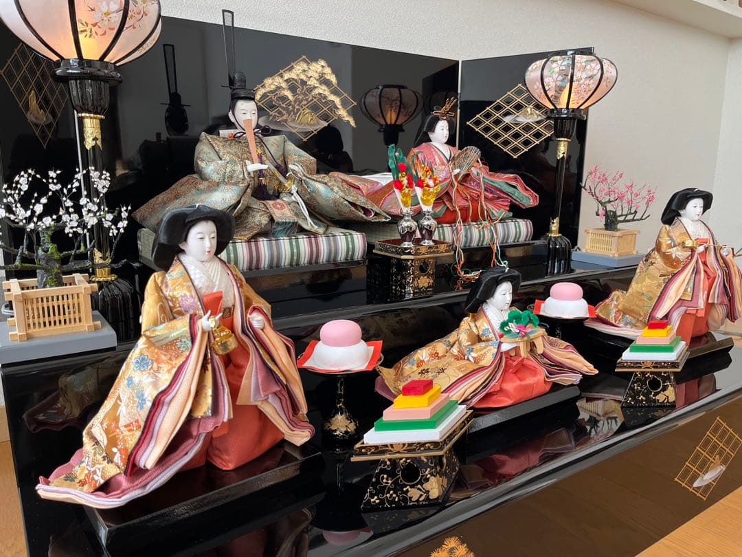 カネイ小川｜高級ひな人形２段フルセット