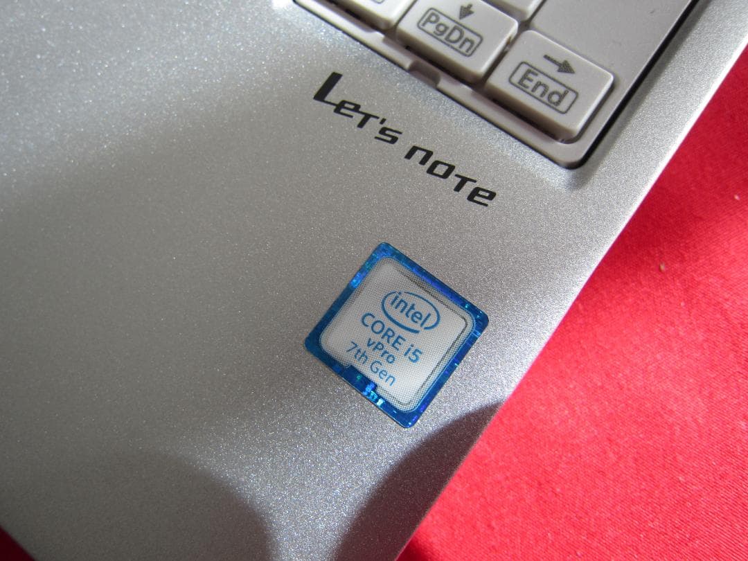 【使用830H】Panasonic CF-RZ6 ノートPC シルバー