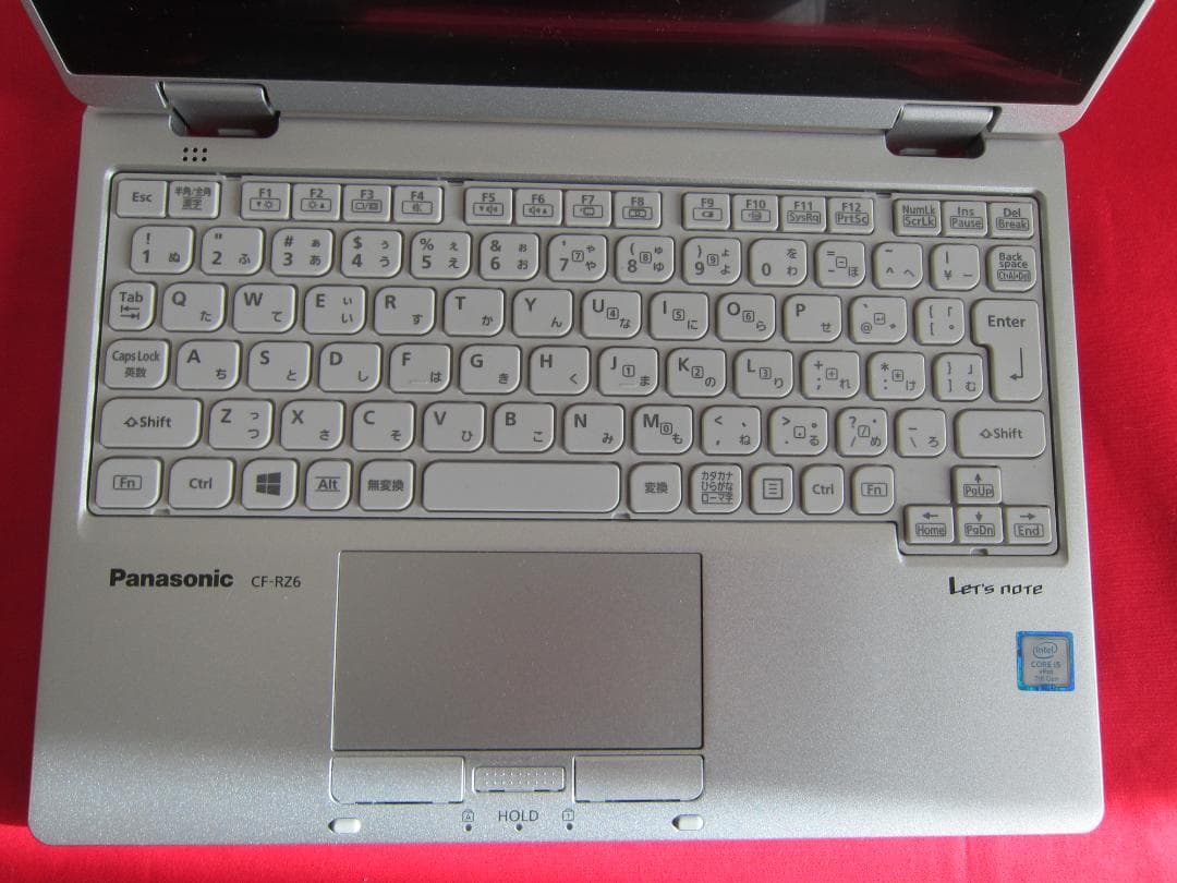 【使用830H】Panasonic CF-RZ6 ノートPC シルバー