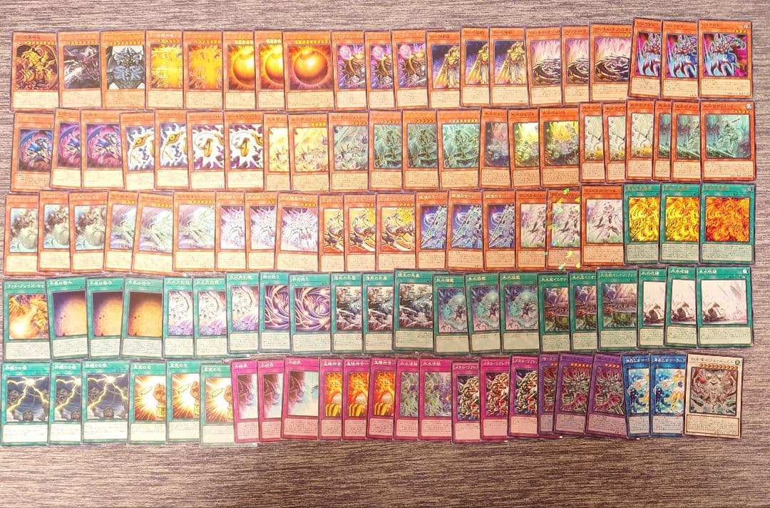 パ7464　遊戯王　ラーの翼神竜　氷水　デッキ　パーツ