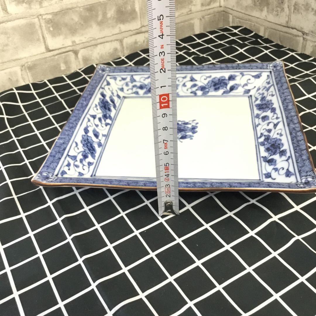 たち吉　ぼたん唐草　角和皿　タチキチ　5枚　TACHIKICHI