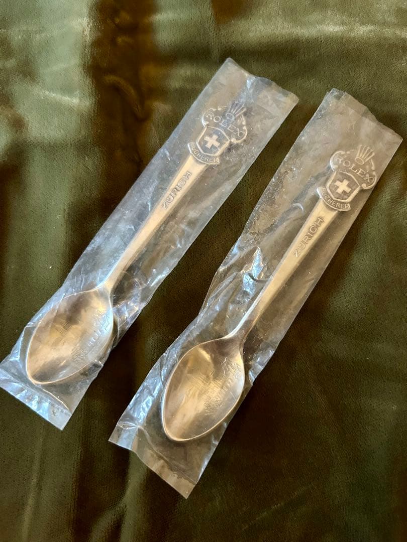 【新品　希少】ロレックス　ROLEX ヴィンテージ　スプーン2本セット