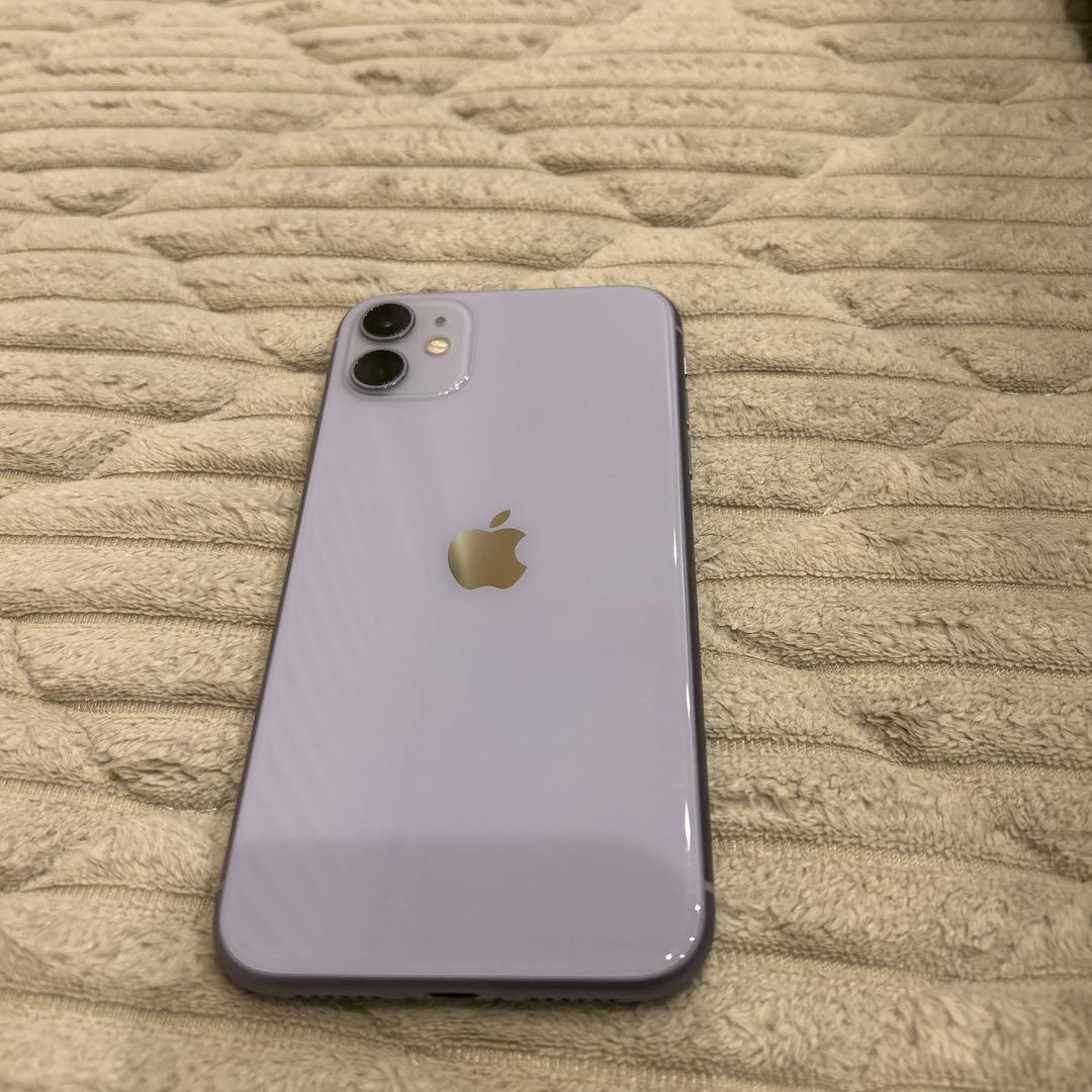 iPhone11 パープル 128GB SIMフリー 非正規修理あり