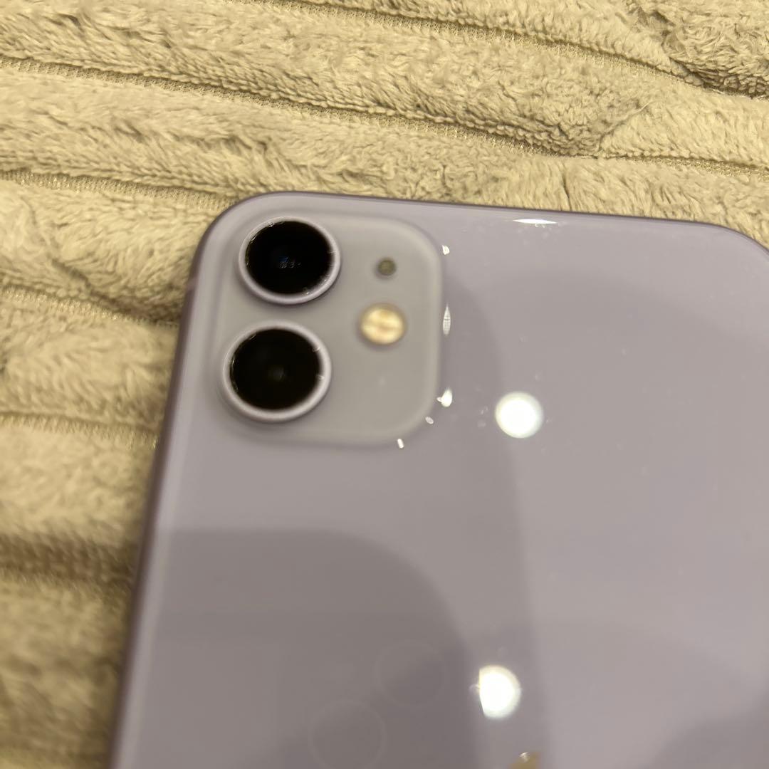 iPhone11 パープル 128GB SIMフリー 非正規修理あり