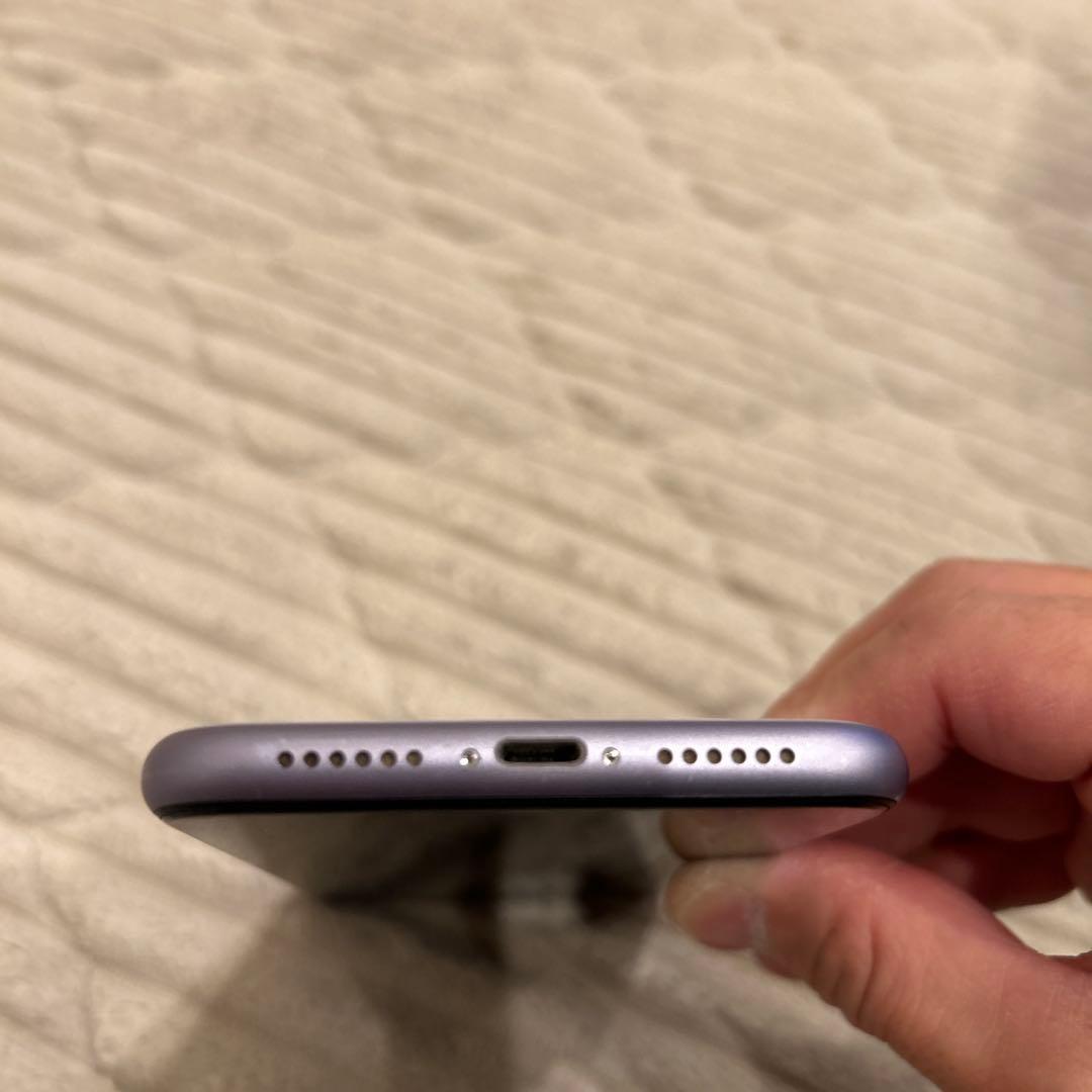 iPhone11 パープル 128GB SIMフリー 非正規修理あり