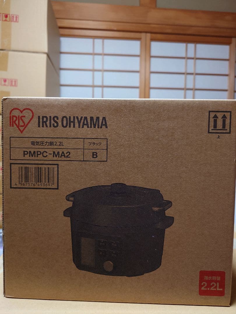 アイリスオーヤマ　電気圧力鍋 2.2L　PMPC-MA2 ブラック