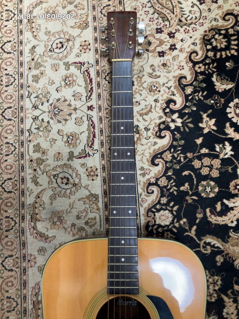 中古美品　Morris MD-502 アコースティックギター　ハードケース付き